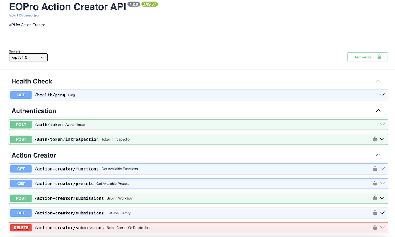 API documentation