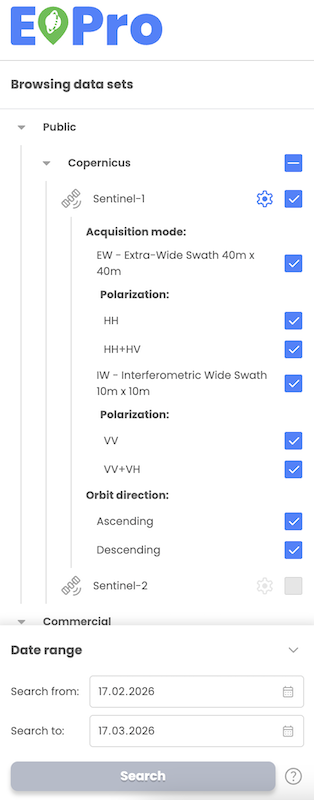 data sets configuration